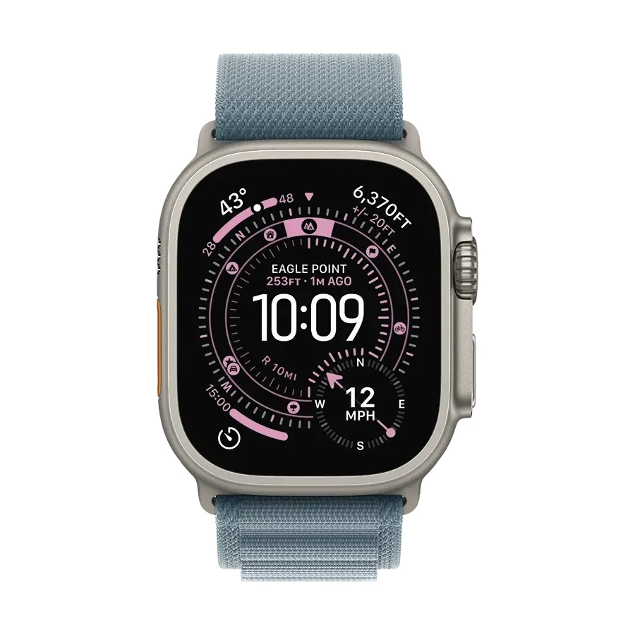 Apple 49mm Loop - Small Band Extension Alpine Loop Світло-блакитний за Apple Watch 44 mmApple Watch 45 mmApple Watch 46 mmApple Watch 49 mm 44/45/46/49 mm