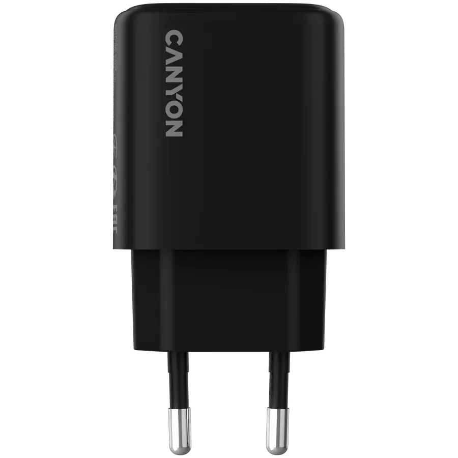 CANYON Адаптер живлення OnCharge 200 1*USB-C 1*USB Тип C, 20 Ват