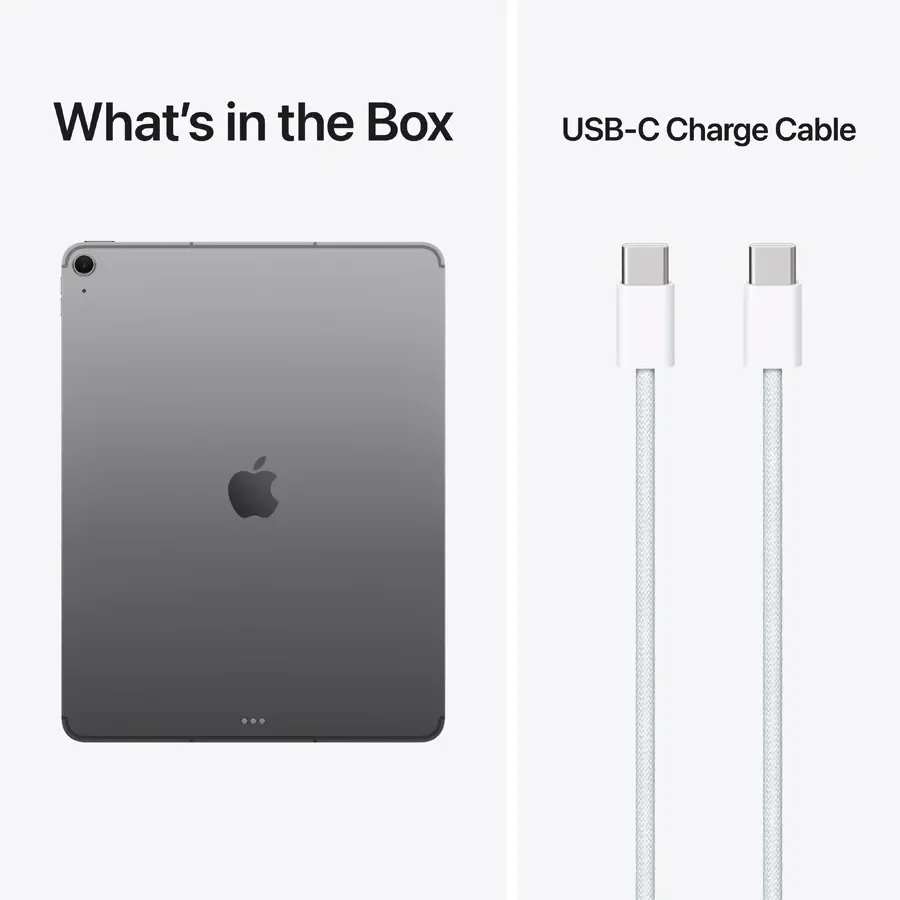 iPad Air 13 M4, 128 ГБ Wi-Fi+4G 2026, Космічний сірий