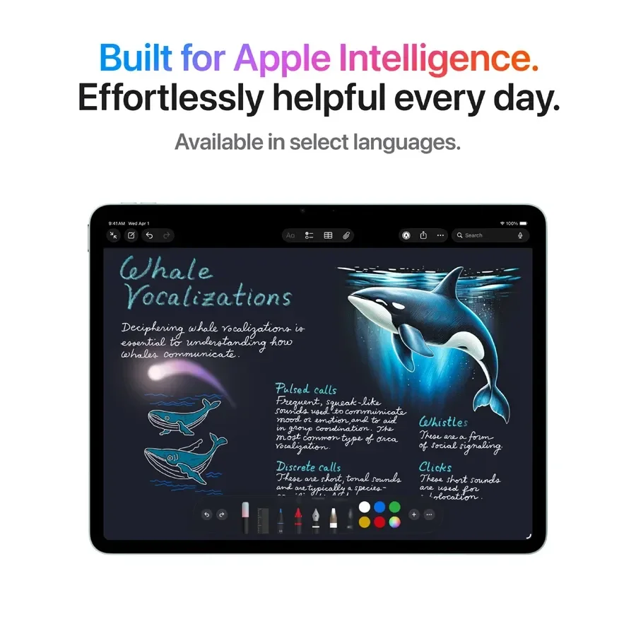 iPad Air 11 M4, 128 ГБ Wi-Fi+4G 2026, Синій